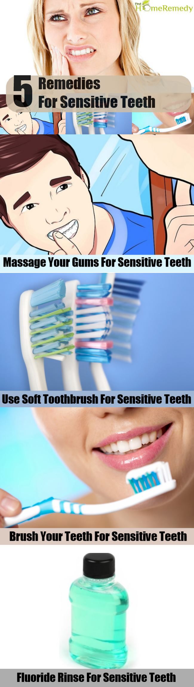 5 remèdes pour les dents sensibles