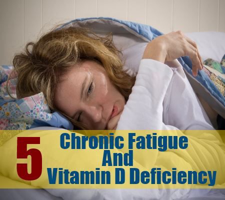 5 chronique déficit de la fatigue et de la vitamine D
