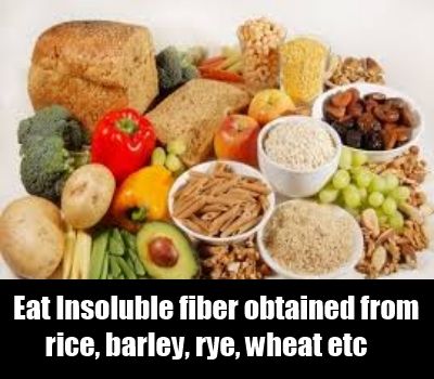 Aliments riches en fibres insolubles Avec