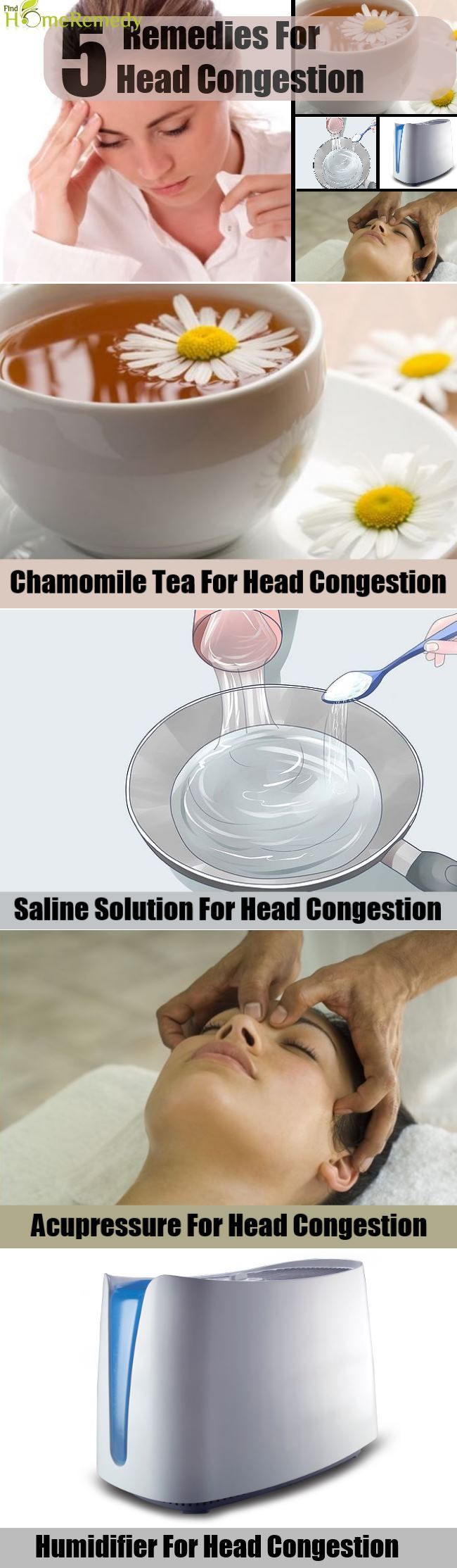 5 remèdes pour la congestion Head