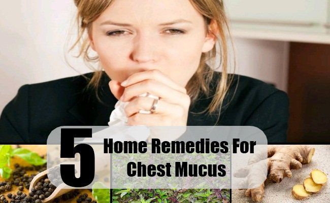5 remèdes maison pour la poitrine de mucus