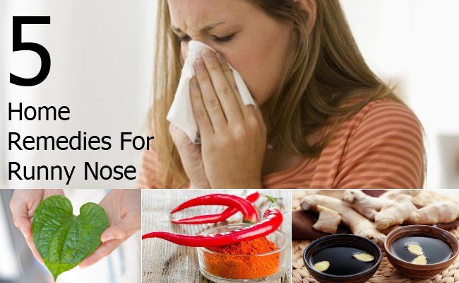 Remèdes maison pour écoulement nasal