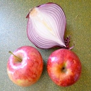 Oignon et pommes