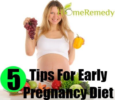 5 Vital options de régime de grossesse précoce
