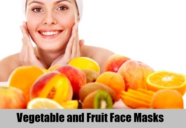 Légumes et fruits Masques
