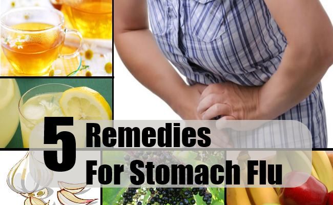 Remèdes pour l'estomac grippe