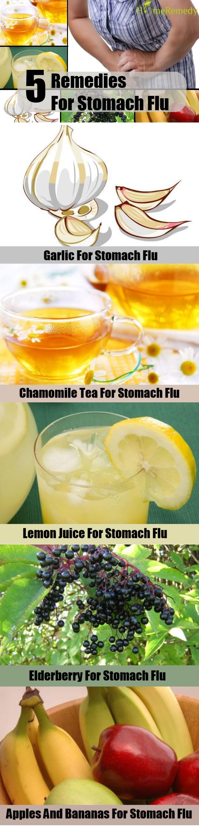 5 remèdes pour l'estomac grippe