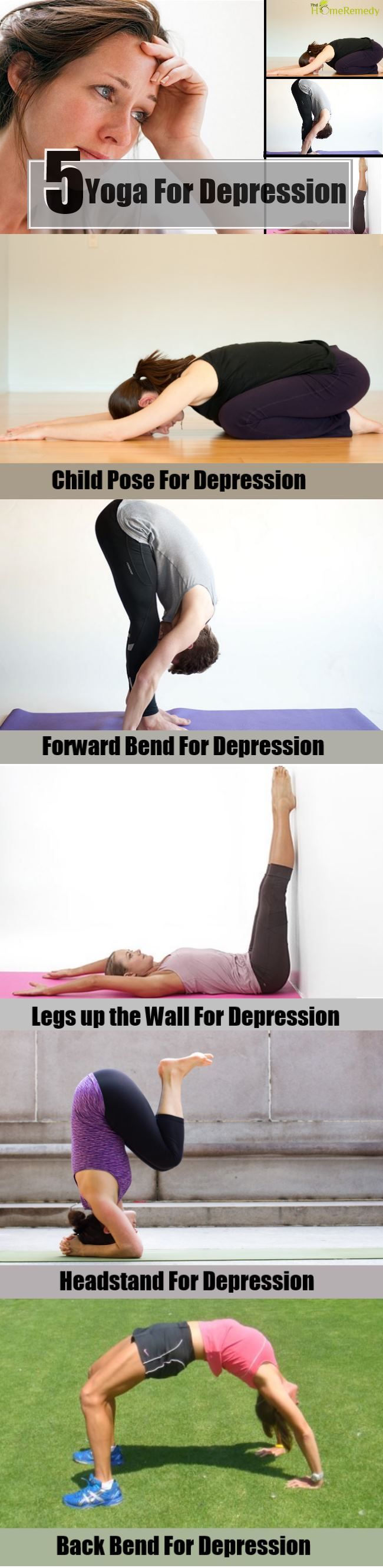 Top 5 Yoga pour la dépression