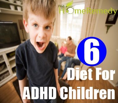 6 régime efficace pour les enfants atteints de TDAH