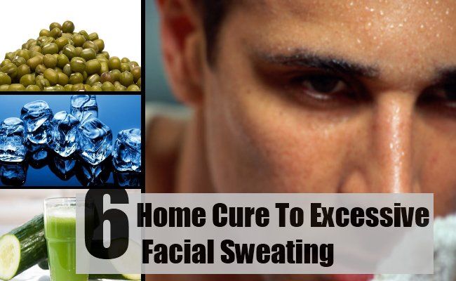6 Accueil des remèdes pour la transpiration excessive du visage