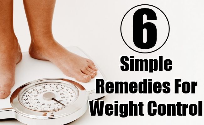 6 Des remèdes simples pour le contrôle du poids