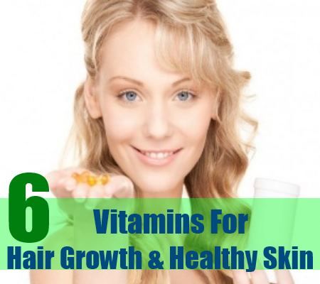 6 vitamines qui favorisent la croissance des cheveux et une peau saine