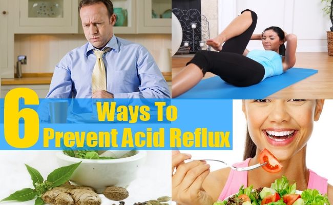 6 façons de prévenir le reflux acide