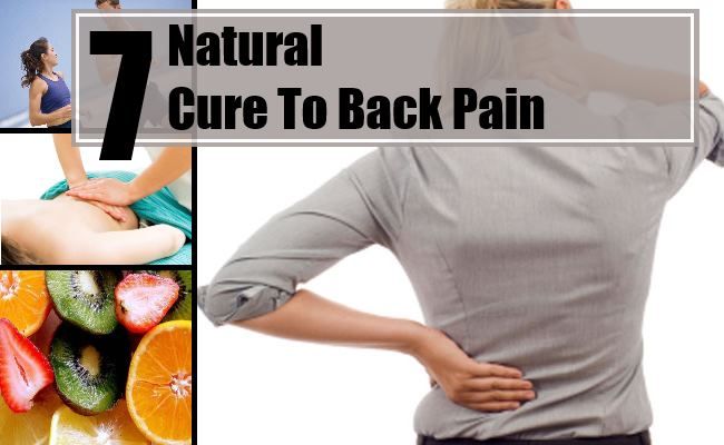 7 remède naturel pour les maux de dos