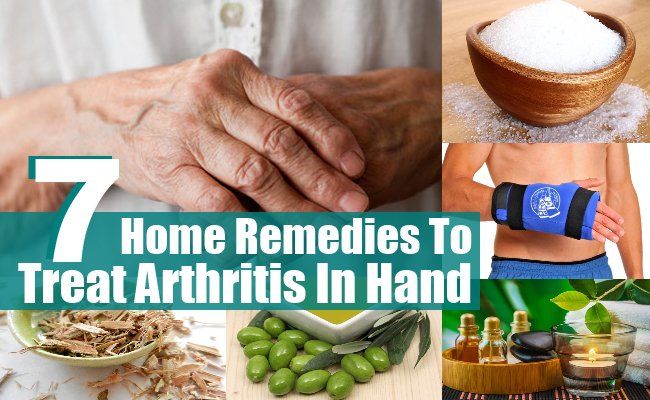 Top 7 des remèdes maison pour traiter l'arthrite dans la main