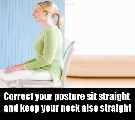 posture correcte