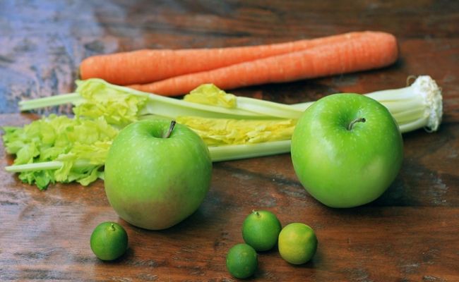 Mangez plus de céleri, les carottes et les pommes