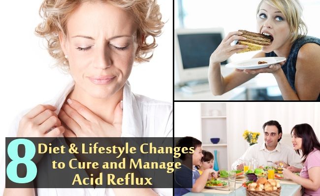 8 régime et style de vie change pour guérir et de gérer le reflux acide
