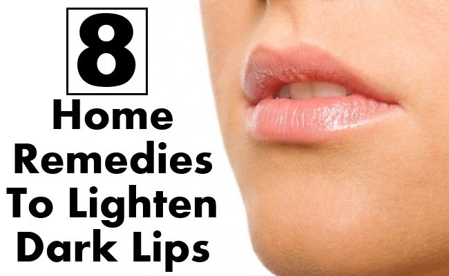 Remèdes à la maison pour alléger lèvres foncées