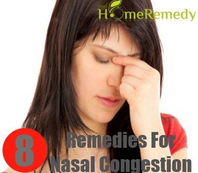 8 Accueil recours pour la congestion nasale
