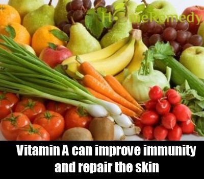 La vitamine A à la peau claire
