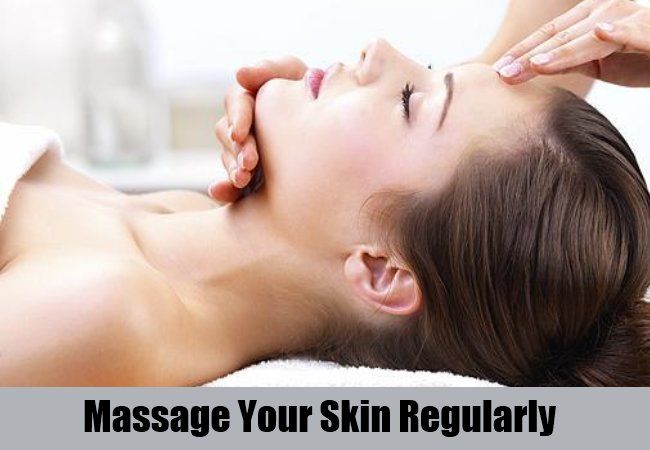Massez régulièrement votre peau