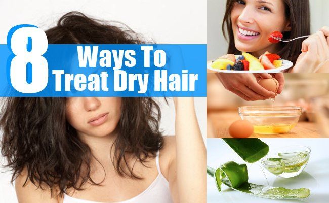 8 façons de traiter les cheveux secs