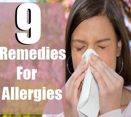 Remèdes pour les allergies