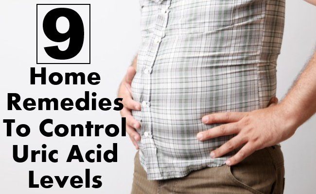 9 Accueil recours pour contrôler les niveaux d'acide urique
