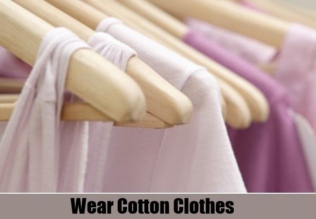Portez des vêtements de coton