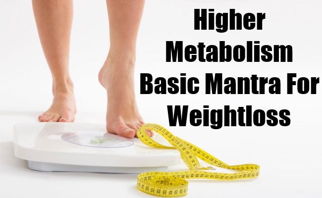 Supérieur métabolisme mantra de base pour perte de poids