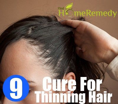 Remède naturel pour l'amincissement des cheveux