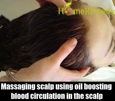 Massage du cuir chevelu