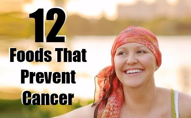 Top 12 des aliments qui préviennent le cancer