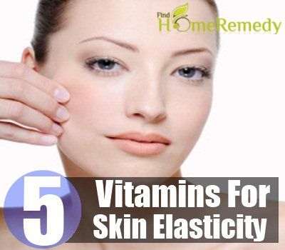 Vitamines pour améliorer l'élasticité de la peau