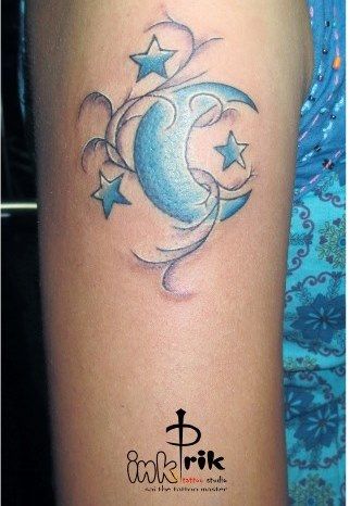 Lune Starr Tatouage sur le bras