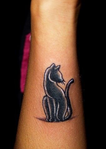 Cat Tattoo Design Sur la main
