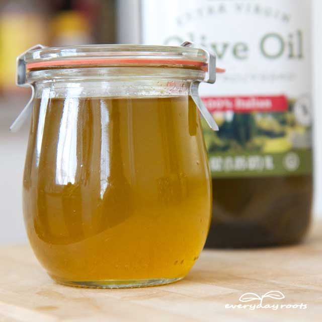 huile d'olive et le traitement des cheveux de miel