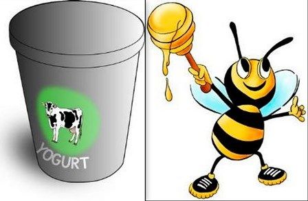 Yaourt & Honey mélange Allégez foncé aisselles rapide