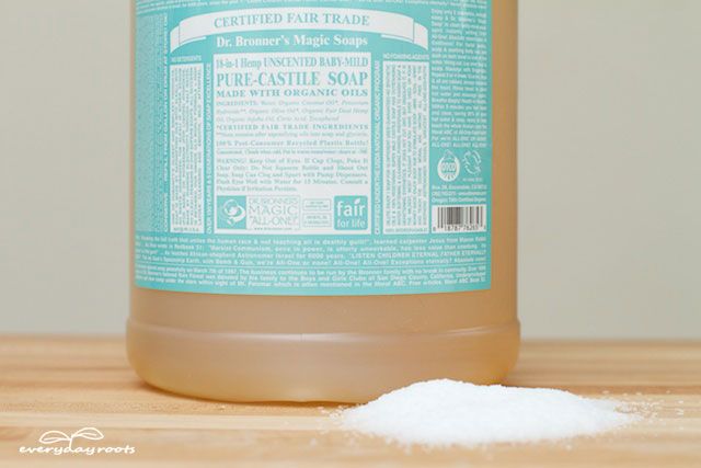 ingrédients du savon fait maison